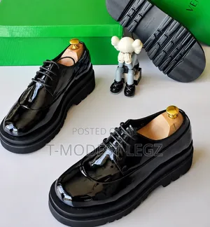 Premium Quality Glossy Bottega Veneta Double Sole Loafers