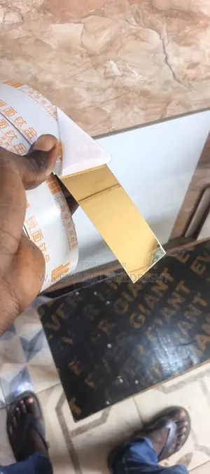 Aluminum Gold Tape Self Adhesive