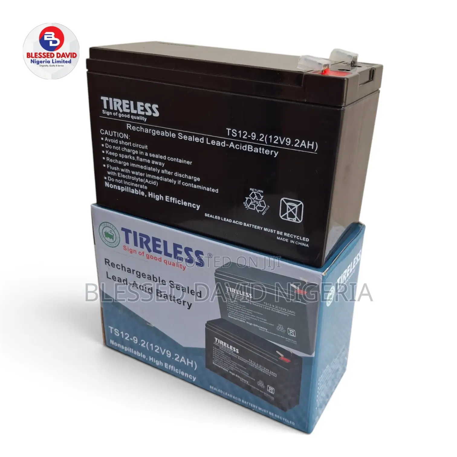Tireless 12V 9.2Ah Replacement Battery
