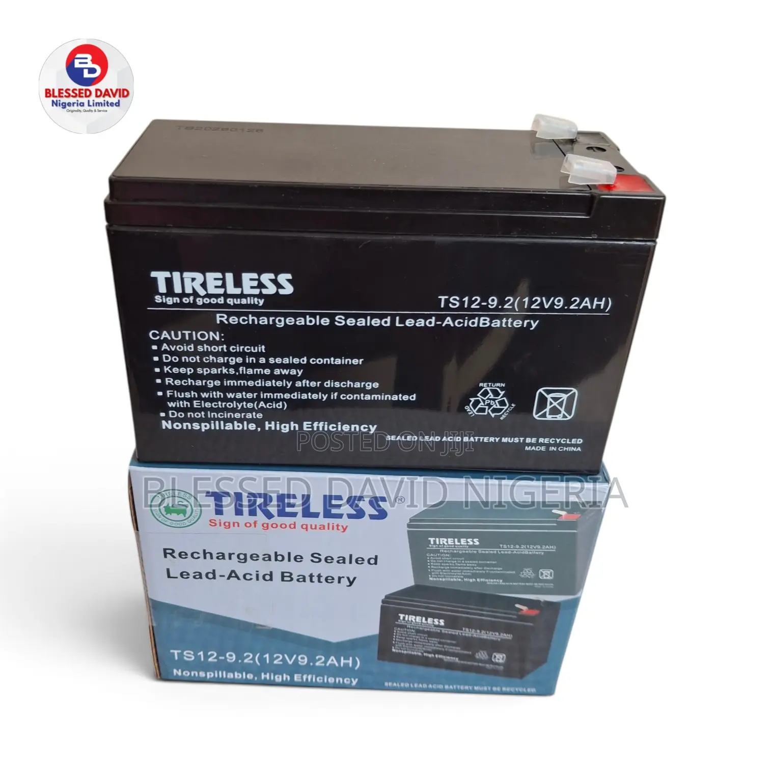 Tireless 12V 9.2Ah Replacement Battery