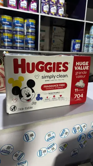 Huggies Simply Clean Wipes Frangrance Free