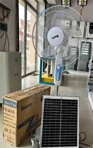Bona FS-A16 Rechargeable Standing Fan With Solar