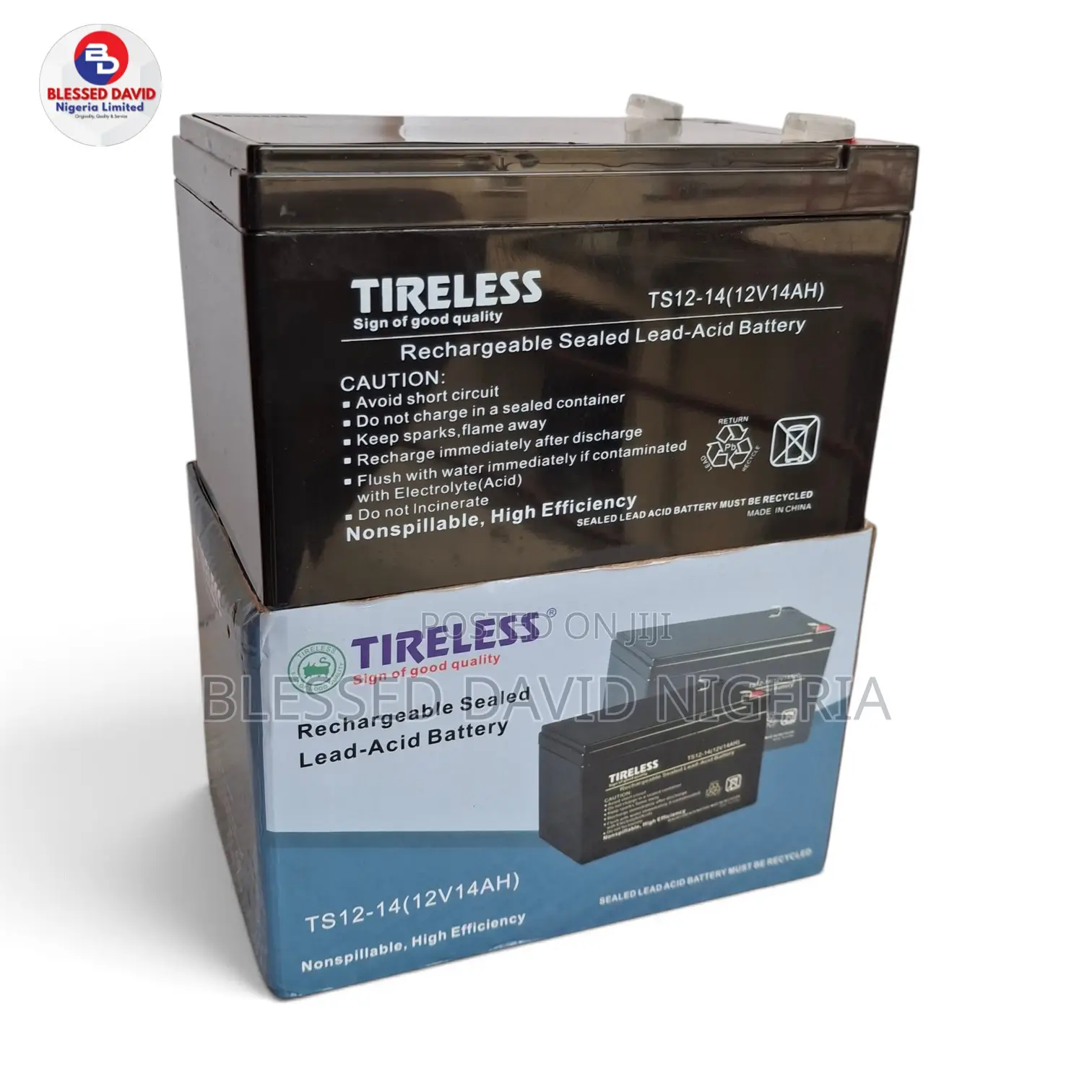 Tireless 12V 14Ah Replacement Battery