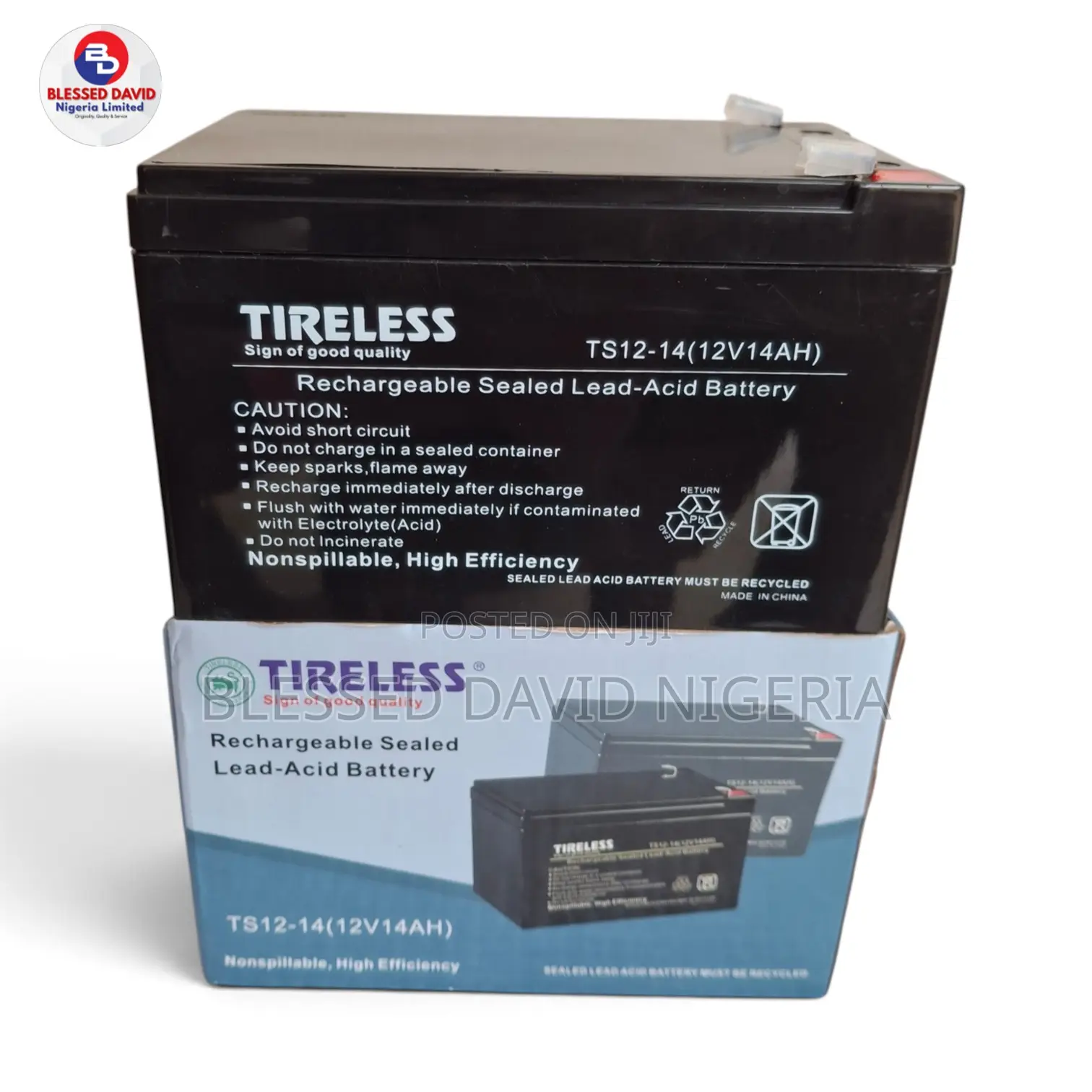 Tireless 12V 14Ah Replacement Battery