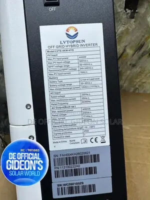 4kw Lvtopsun Hybrid Inverter