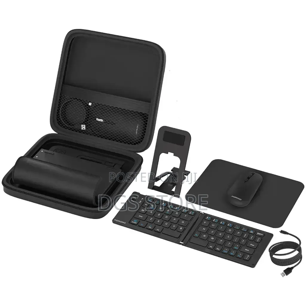 Porodo 6in1 Keyboard and Mouse Set