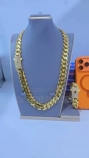 Gold Replica Cuban Unisex Necklace