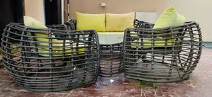 Elegant Rattan Outdoor Furniture Set | Excellent Condition | ₦180,000