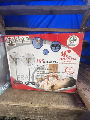 Golden Breeze Standing Fan