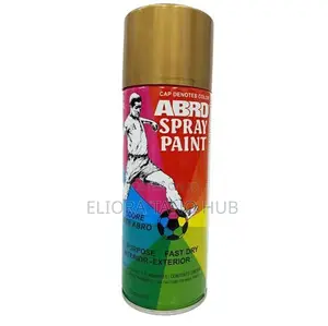 ABRO Spray Paint Gold 400ml