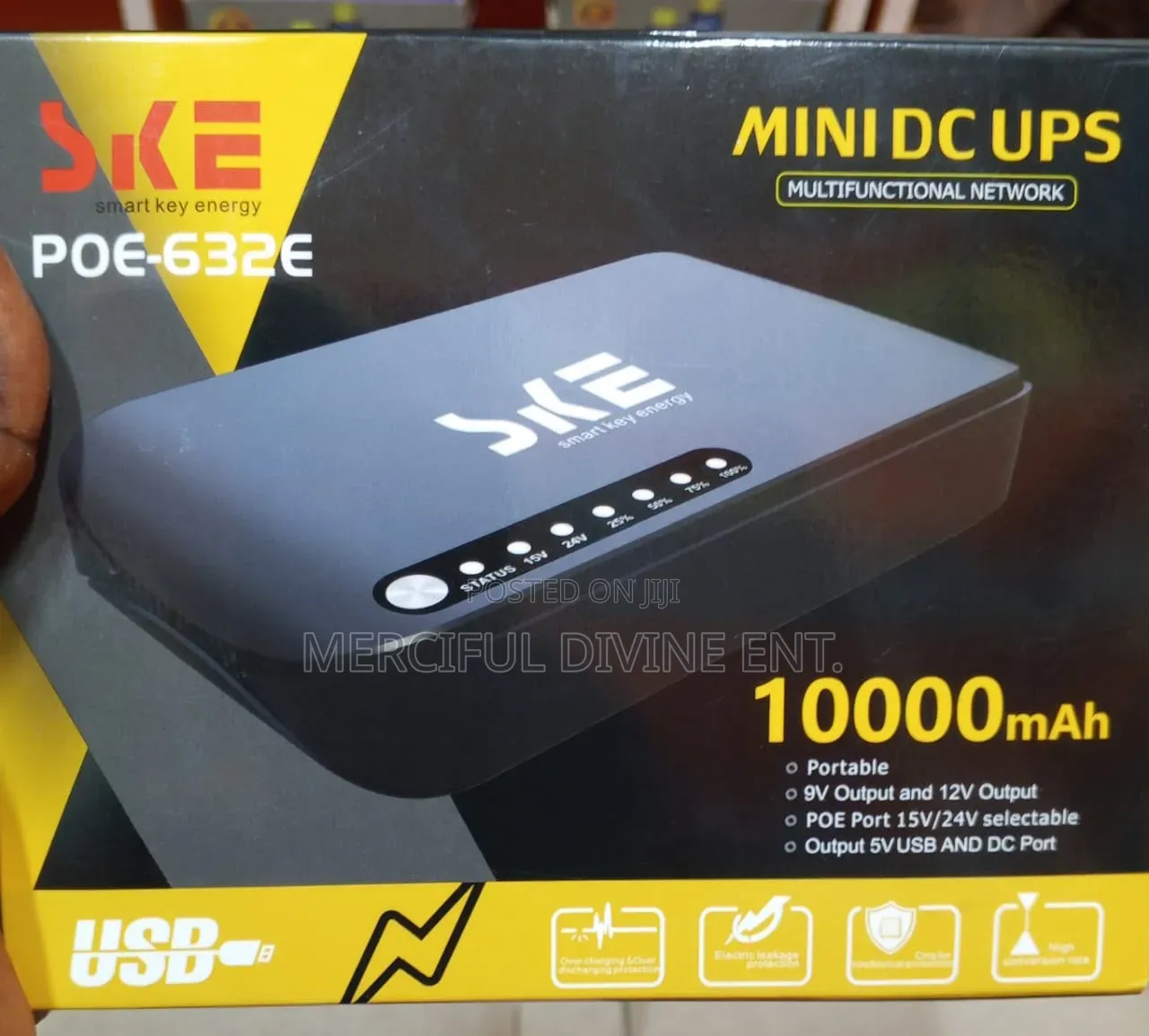 Ske 20000mah Poe -36e-LFP Mini Dc Ups