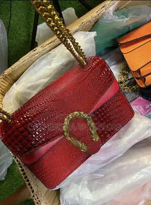 Red Orange Hand Bag