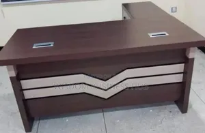 Modern Chevron Executive Office Desk