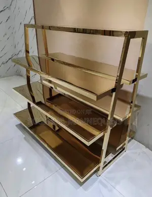 Metal 4-Tier Double Side Display Rack