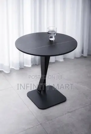 Grand Black Side Stool