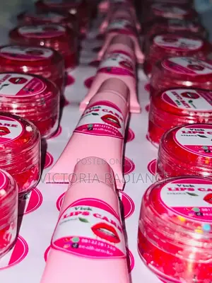 Pink Lips Balm and Lip Scrub
