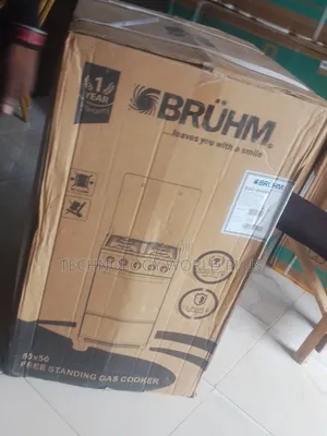 Bruhm 4 Burner 50x50 Gas Cooker With Oven – Premium Series