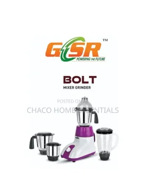 GSR Bolt Heavy Duty Mixer Grinder - 1500W (4 Jars)