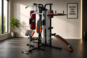 Home Multi-Station Gym With Punching Bag