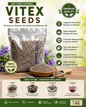Pure Vitex Seeds-Chaste Berry( 1000g)