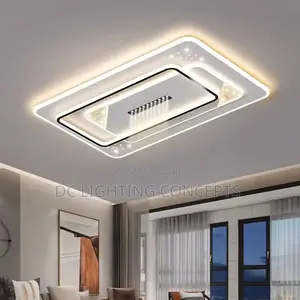 Modern Minimalist Acrylic Three-Color Led Ceiling Light.