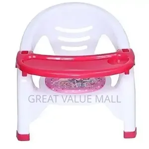 Children Plastic Chair With Attached Table School