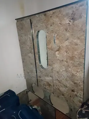 A Two Door Freestanding Wardrobe With Mirror