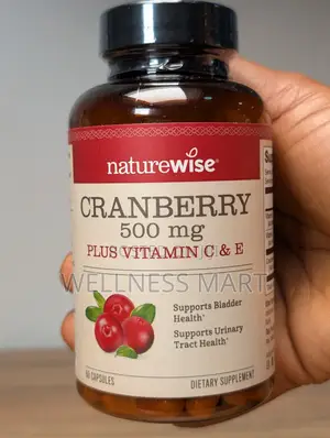NatureWise Cranberry Extract 500mg 120 Caps | USA UTI Support