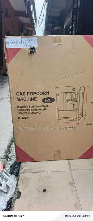 Gas Popcorn Machine