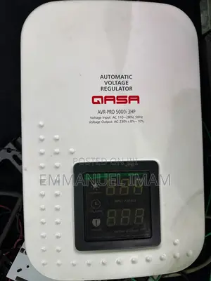 Qasa Wall Mounted Digital Stabilizer 5000 Watts