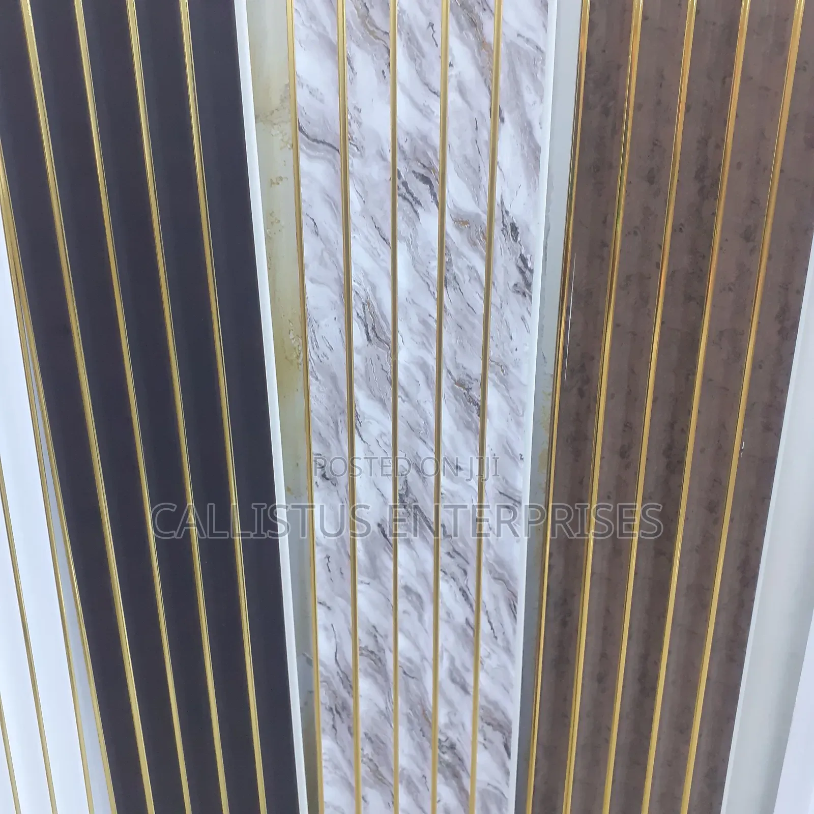 Gold Fluted Panel