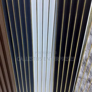 Gold Fluted Panel