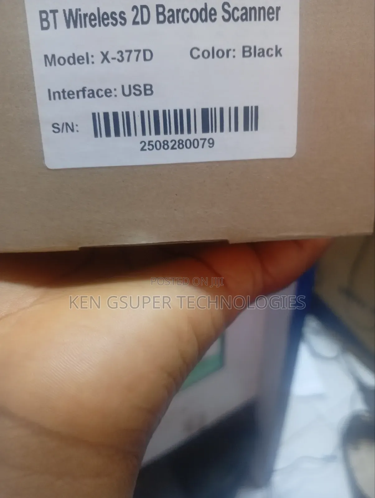 Bluetooth Wireless 2D Barcode Scanner