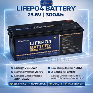 Sungene 7.68kwh 24v Lithium Battery - 300Ah