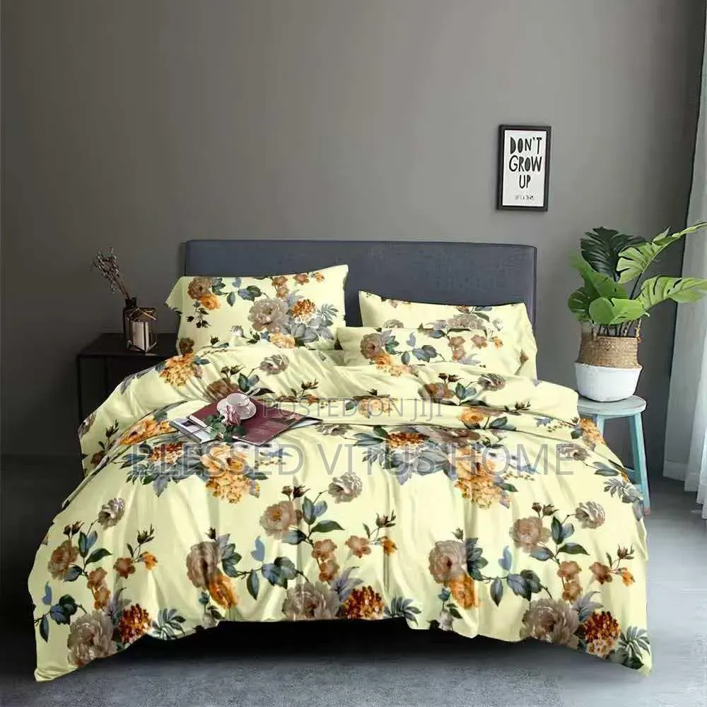 Premium7x7 Duvet Set With 4 Pillowcases