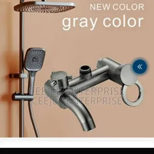 Gray Standing Shower