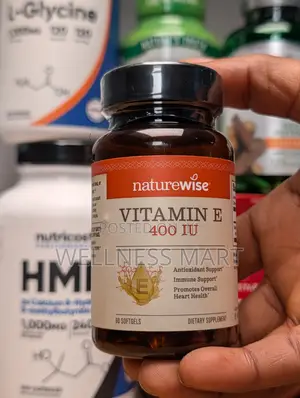 NatureWise Vitamin E 400IU 60 Softgels | Skin Heart | U.S.A
