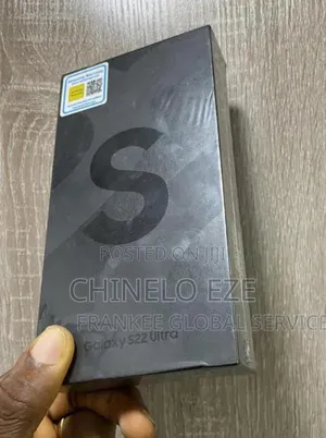 New Samsung Galaxy S22 Ultra 128 GB Black