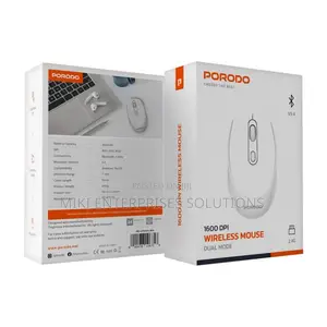 2.4G+Bt Dual Mode Rechargeable Mouse 300Mah Adjustable 800-1600 Dpi