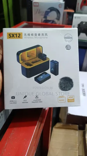 Sx12 Daul Wireless Microphone for Smartphone and Camera