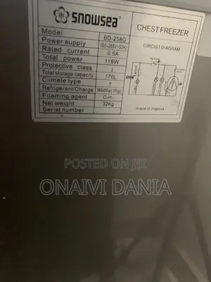 170 L Deep Freezer