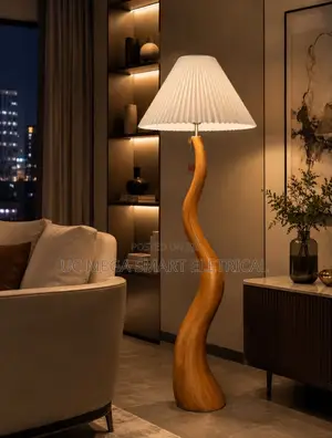 Modern Minimalist Pleated Floor Lamp for Vertical Lighting inBedrooms