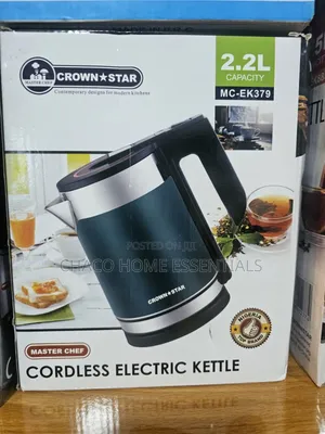 Crown Star / Master Chef 2.2L Cordless Electric Kettle