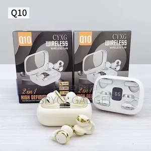 Q10 Two Pairs Double TWS Couple Headphone Ear Clip Bluetooth