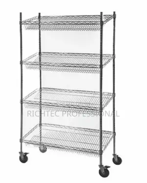 High Quality SLANT Commercial Utility Display Shelf / Bread Rack
