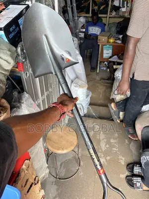 Heavy-Duty Steel Shovel