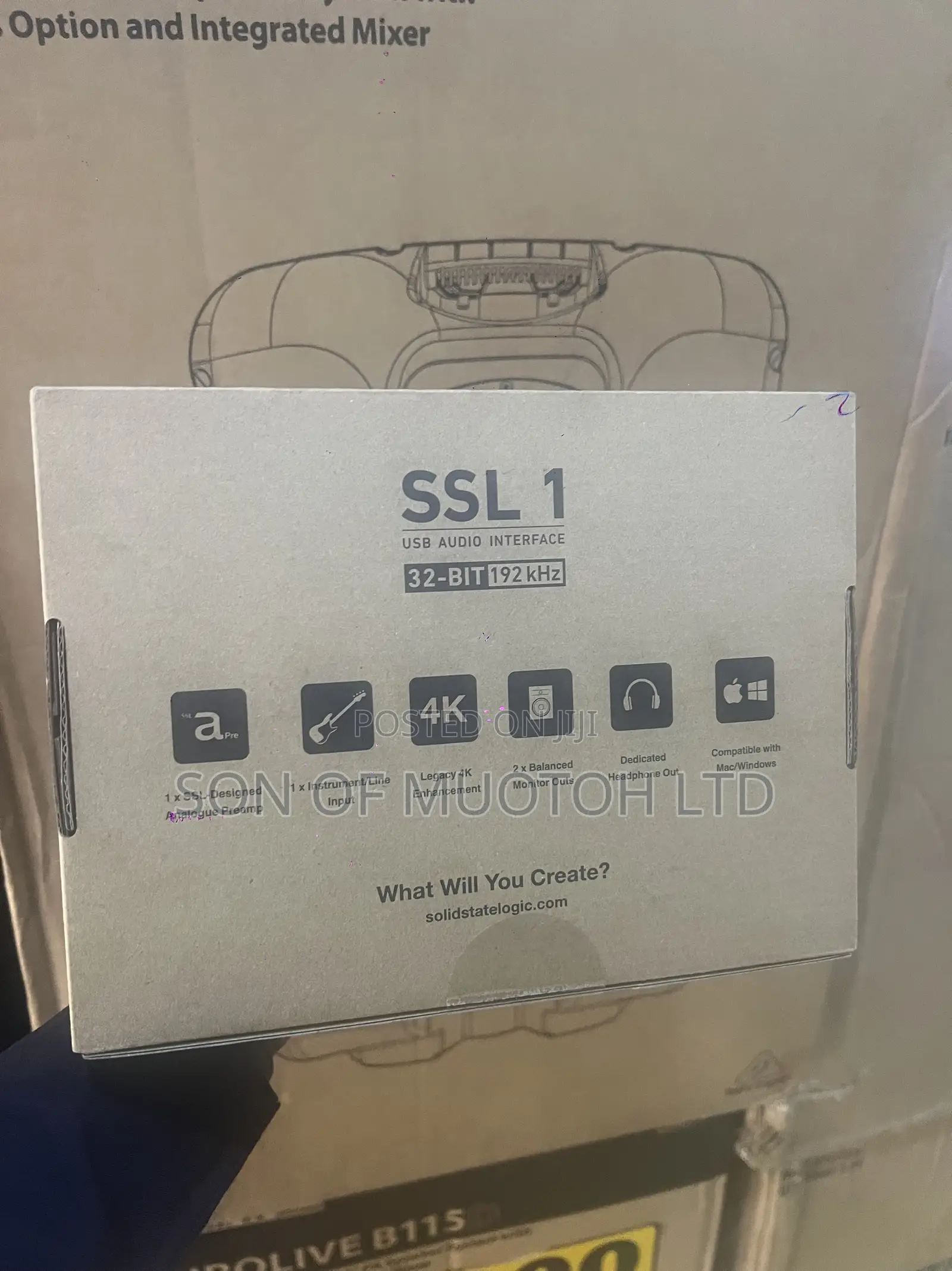 Solid State Logic SSL1 2X2 Channel USB Interface