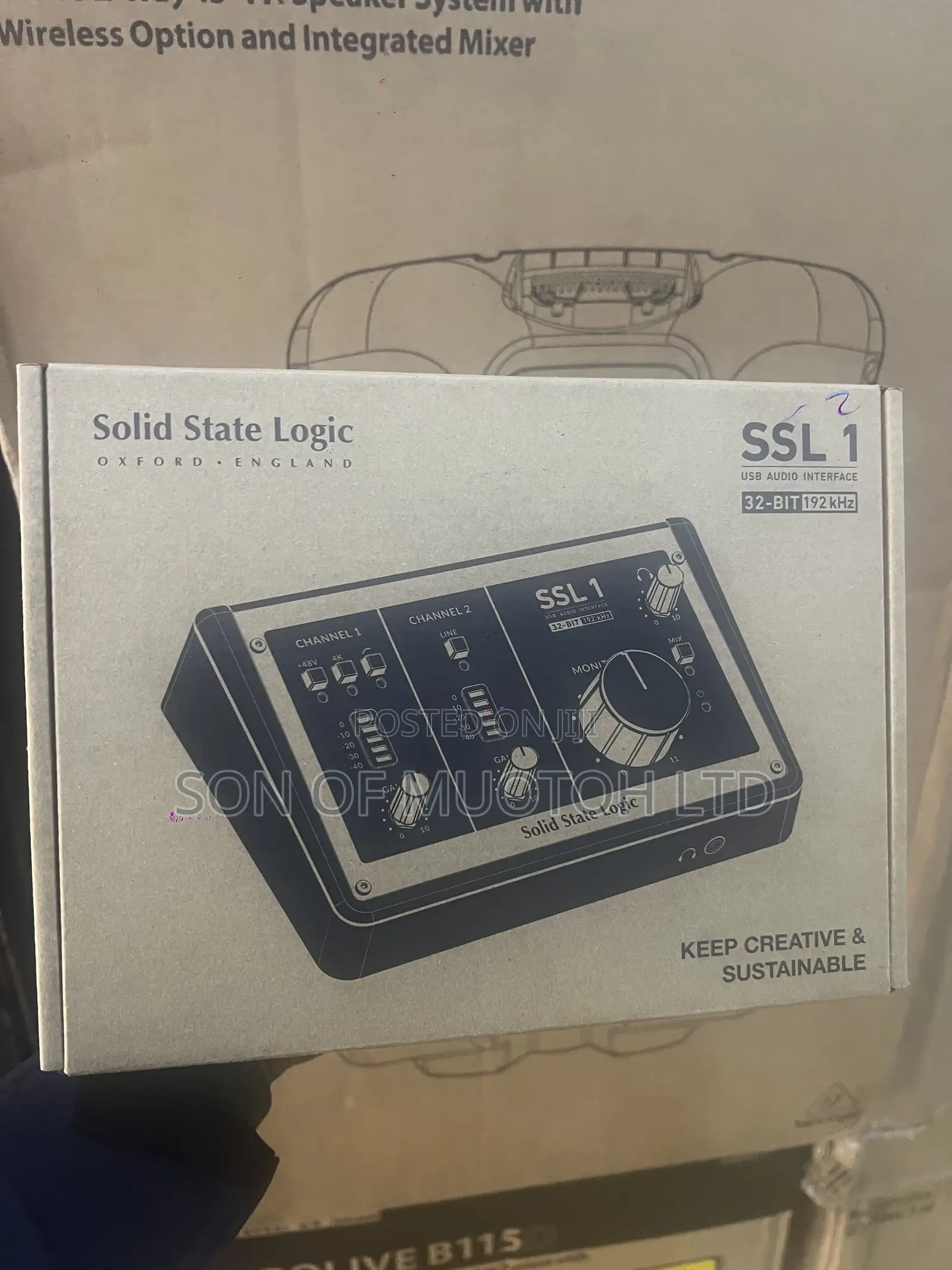 Solid State Logic SSL1 2X2 Channel USB Interface