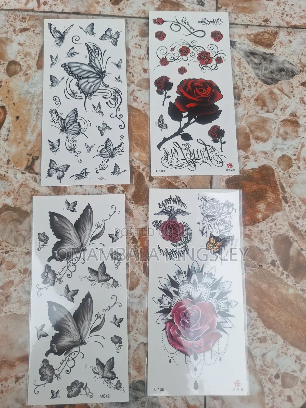 Temporary Tattoo Stickers