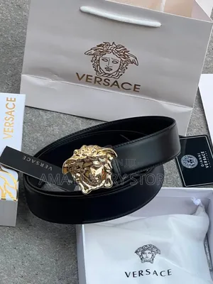 Versace/D G Premium Luxury Men Leather Belt – Durable High Quality